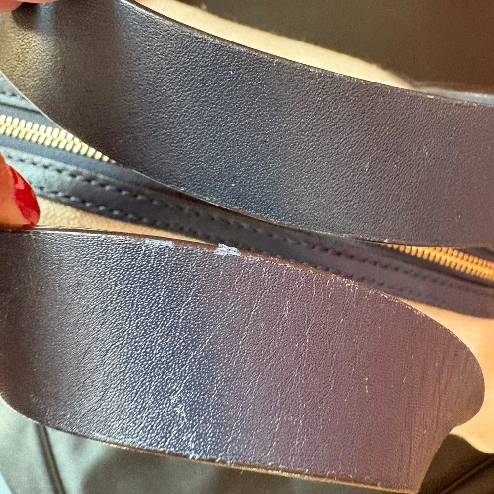 Kate Spade Cream and Blue Satchel with Structured Design - Picture 4 of 11